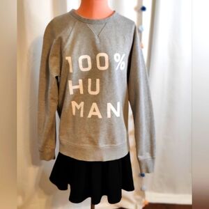 Everlane 100% Human gray popover sweatshirt Earth friendly  size Med